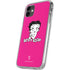 Betty Boop Pink Background iPhone 11 Clear Case