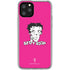Betty Boop Pink Background iPhone 11 Pro Clear Case