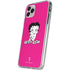Betty Boop Pink Background iPhone 11 Pro Clear Case
