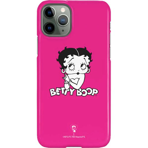 Betty Boop Pink Background iPhone 11 Pro Lite Case
