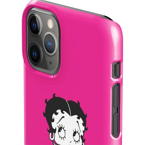 Betty Boop Pink Background iPhone 11 Pro Lite Case