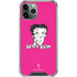 Betty Boop Pink Background iPhone 11 Pro Max Clear Case