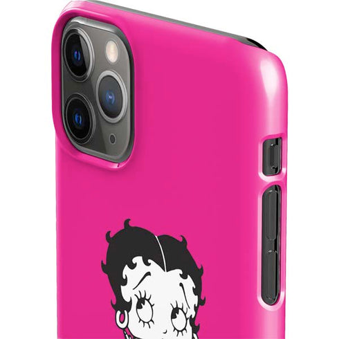 Betty Boop Pink Background iPhone 11 Pro Max Lite Case