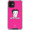 Betty Boop Pink Background iPhone 12 Clear Case