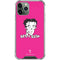 Betty Boop Pink Background iPhone 12 Pro Clear Case
