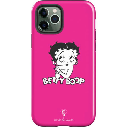 Betty Boop Pink Background iPhone 12 Pro Max Impact Case