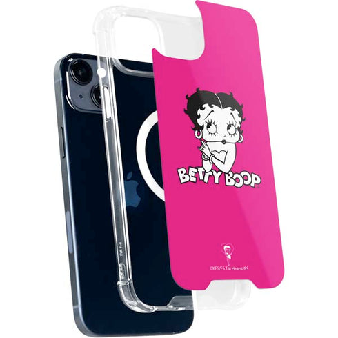 Betty Boop Pink Background iPhone 13 MagSafe Case