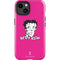 Betty Boop Pink Background iPhone 15 Plus Impact Case