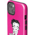 Betty Boop Pink Background iPhone 15 Plus Impact Case