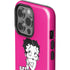 Betty Boop Pink Background iPhone 14 Pro Impact Case