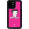 Betty Boop Pink Background iPhone 14 Pro Max Waterproof Case