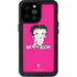 Betty Boop Pink Background iPhone 14 Pro Max Waterproof Case