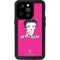 Betty Boop Pink Background iPhone 14 Pro Waterproof Case