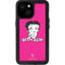 Betty Boop Pink Background iPhone 15 Waterproof Case