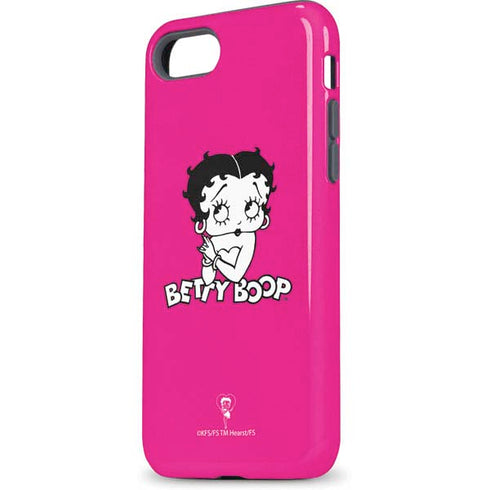 Betty Boop Pink Background iPhone 8 Pro Case