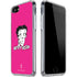 Betty Boop Pink Background iPhone SE (2nd & 3rd Gen) Clear Case