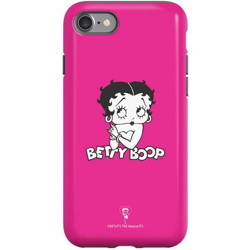 Betty Boop Pink Background iPhone SE (2nd & 3rd Gen) Pro Case