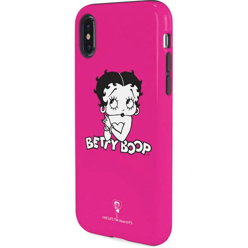 Betty Boop Pink Background iPhone X Pro Case
