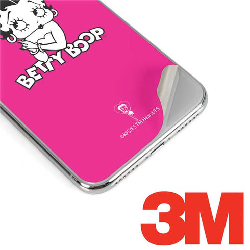 Betty Boop Pink Background iPhone XS Max Skin