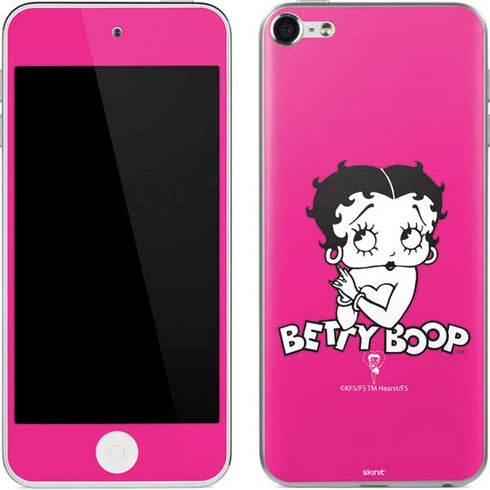 Betty Boop Pink Background Apple iPod Skin