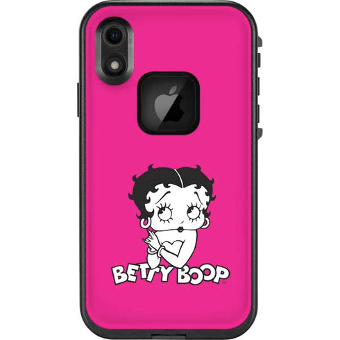 Betty Boop Pink Background LifeProof Fre iPhone Skin