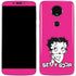 Betty Boop Pink Background Moto E5 Plus Skin