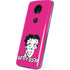 Betty Boop Pink Background Moto E5 Plus Skin