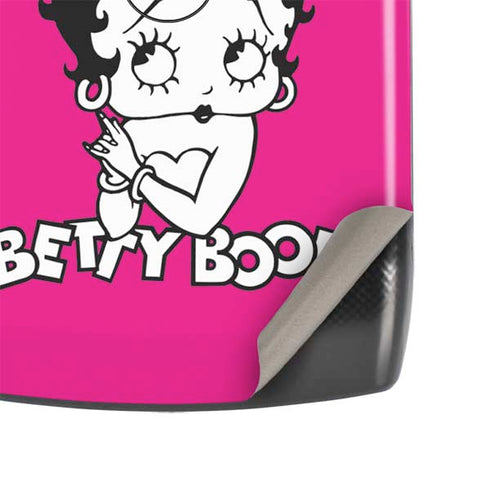 Betty Boop Pink Background Motorola RAZR Skin