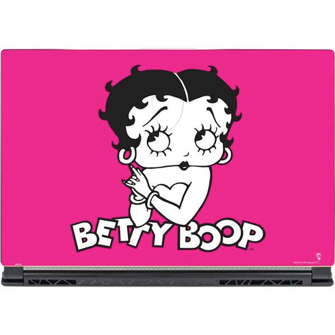Betty Boop Pink Background MSI GS65 Stealth Laptop Skin