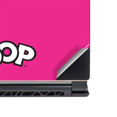 Betty Boop Pink Background MSI GS65 Stealth Laptop Skin