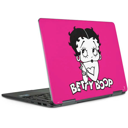 Betty Boop Pink Background Notebook 9 Pro 13in (2017) Skin