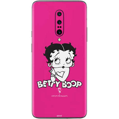 Betty Boop Pink Background OnePlus 7 Pro Skin