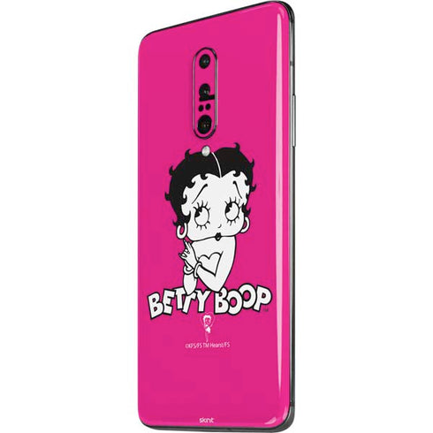 Betty Boop Pink Background OnePlus 7 Pro Skin
