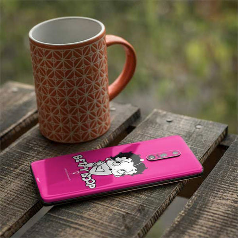 Betty Boop Pink Background OnePlus 7 Pro Skin