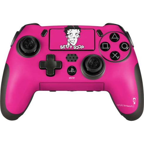 Betty Boop Pink Background PlayStation Scuf Vantage 2 Controller Skin