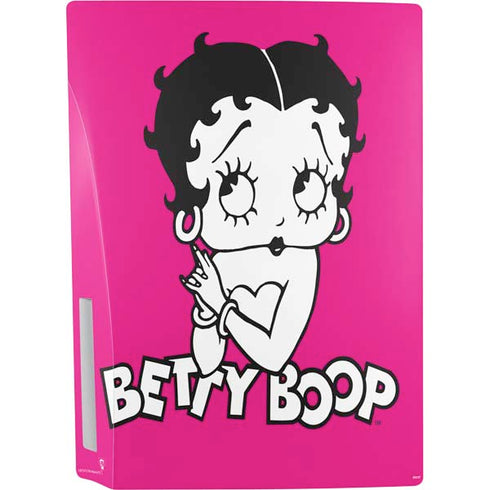 Betty Boop Pink Background PS5 Bundle Skin