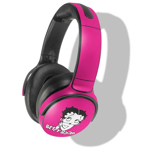 Betty Boop Pink Background Skullcandy Venue Skin