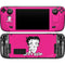 Betty Boop Pink Background Steam Deck Handheld Gaming Computer Skin
