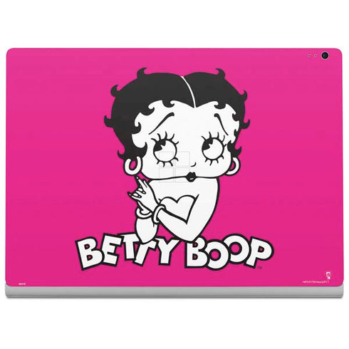 Betty Boop Pink Background Surface Book 2 13.5in Skin