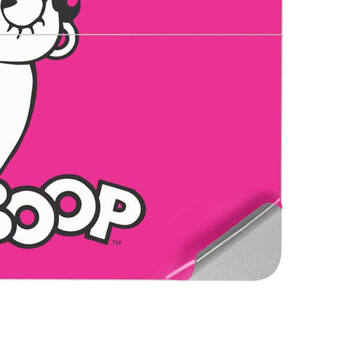 Betty Boop Pink Background Surface Laptop Studio Skin