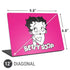 Betty Boop Pink Background Universal Laptop 12in (9.8 x 6.8in) Skin
