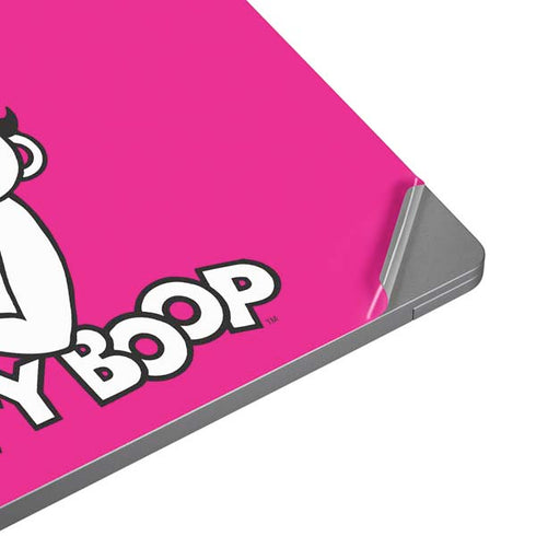 Betty Boop Pink Background Universal Laptop 13in (10.6 x 7.6in) Skin