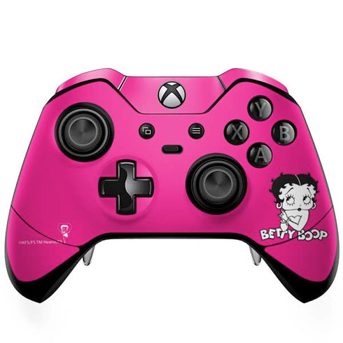 Betty Boop Pink Background Xbox One Elite Controller Skin