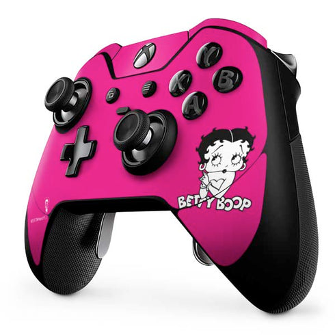 Betty Boop Pink Background Xbox One Elite Controller Skin