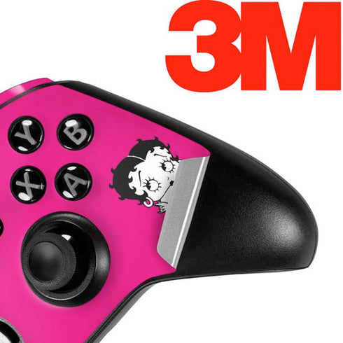 Betty Boop Pink Background Xbox One Elite Controller Skin