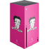 Betty Boop Pink Background Xbox Series X Console Skin