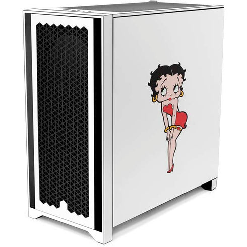 Betty Boop Pose Corsair 4000D Tempered Glass Mid-Tower ATX Case Skin
