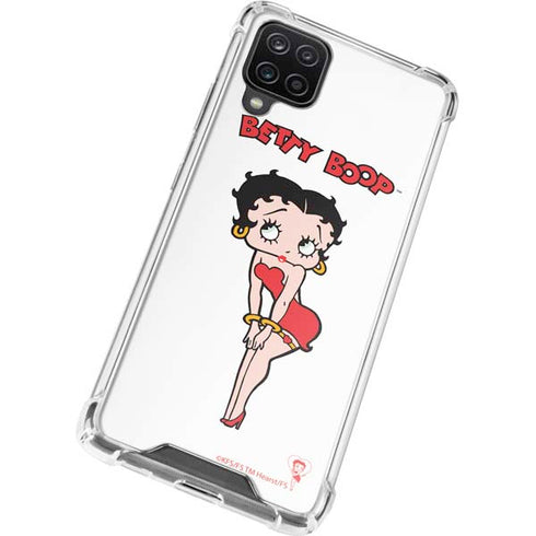 Betty Boop Pose Galaxy A12 Clear Case