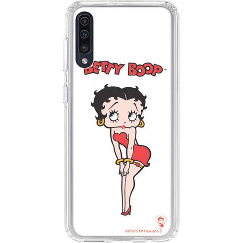 Betty Boop Pose Galaxy A50 Clear Case