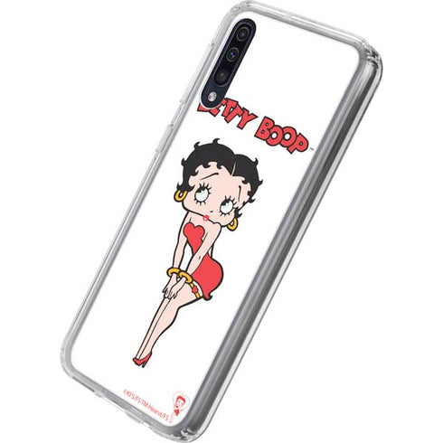 Betty Boop Pose Galaxy A50 Clear Case